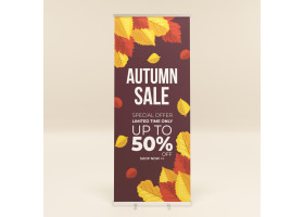 Adjustble Retractable Banner